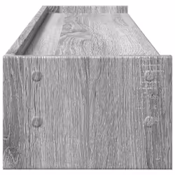 vidaXL Monitor Stand Computer Stand Display Stand Grey Sonoma Engineered Wood - Additional view 4