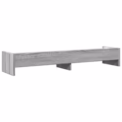 vidaXL Monitor Stand Computer Stand Display Stand Grey Sonoma Engineered Wood - Additional view 5