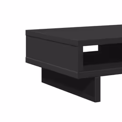 vidaXL Monitor Stand Computer Stand Display Riser Stand Black Engineered Wood - Additional view 6