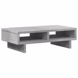 vidaXL Monitor Stand Computer Monitor Riser Concrete Grey Engineered Wood - Additional view 5