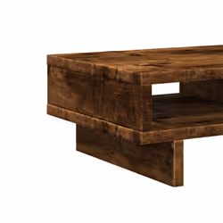 vidaXL Monitor Stand Computer Stand Display Stand Smoked Oak Engineered Wood - Additional view 6