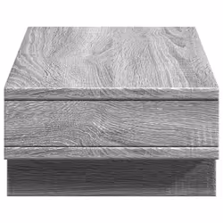 vidaXL Monitor Stand Computer Stand Display Stand Grey Sonoma Engineered Wood - Additional view 4