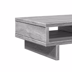 vidaXL Monitor Stand Computer Stand Display Stand Grey Sonoma Engineered Wood - Additional view 6