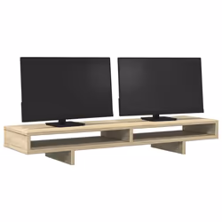 vidaXL Monitor Stand Computer Stand Display Stand Engineered Wood - sonoma oak