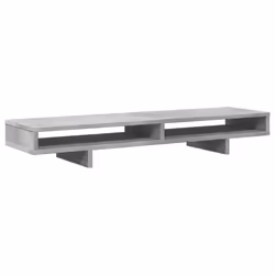 vidaXL Monitor Stand Computer Stand Display Stand Engineered Wood - concrete grey - Additional view 5