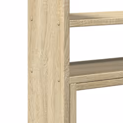 vidaXL Desk Organiser Adjustable File Desktop Shelf Sonoma Oak Engineered Wood - Additional view 7