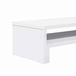 vidaXL Monitor Stand Riser Computer Stand Display Stand White Engineered Wood - Additional view 7