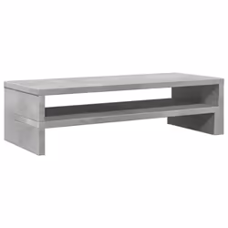 vidaXL Monitor Stand Monitor Riser Display Stand Concrete Grey Engineered Wood - Additional view 5