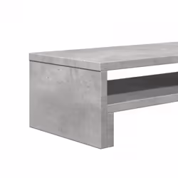 vidaXL Monitor Stand Monitor Riser Display Stand Concrete Grey Engineered Wood - Additional view 7