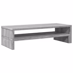 vidaXL Monitor Stand Computer Stand Display Stand Grey Sonoma Engineered Wood - Additional view 5