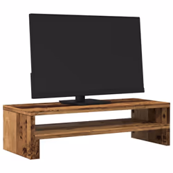vidaXL Monitor Stand Computer Stand Display Stand Old Wood Engineered Wood