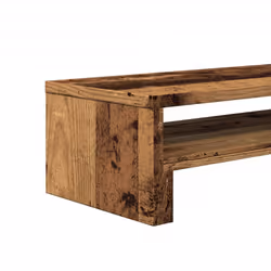 vidaXL Monitor Stand Computer Stand Display Stand Old Wood Engineered Wood - Additional view 7
