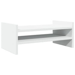 vidaXL Monitor Stand Computer Stand Display Stand Engineered Wood - white