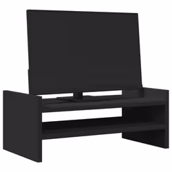 vidaXL Monitor Stand Computer Stand Display Stand Engineered Wood - black