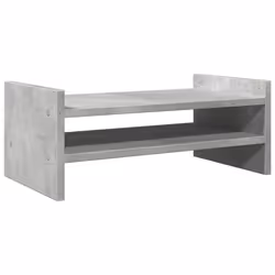 vidaXL Monitor Stand Computer Stand Display Stand Engineered Wood - concrete grey