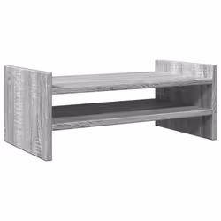 vidaXL Monitor Stand Computer Stand Display Stand Engineered Wood - grey sonoma