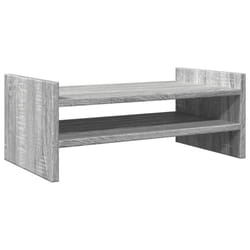 vidaXL Monitor Stand Computer Stand Display Stand Engineered Wood - grey sonoma