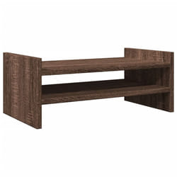 vidaXL Monitor Stand Computer Stand Display Stand Engineered Wood - brown oak