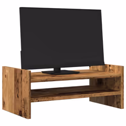 vidaXL Monitor Stand Computer Stand Display Stand Engineered Wood - old wood