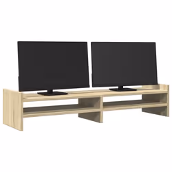vidaXL Monitor Stand Computer Stand Display Stand Sonoma Oak Engineered Wood