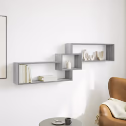 VidaXL 854819 shelve Wood Grey