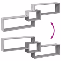 VidaXL 854819 shelve Wood Grey - Additional view 7