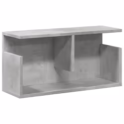 vidaXL Wall Cabinet Bathroom Wall Hanging Cabinet Engineered Wood - concrete grey