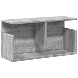 vidaXL Wall Cabinet Bathroom Wall Hanging Cabinet Engineered Wood - grey sonoma