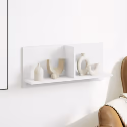 vidaXL Wall Cabinet Bathroom Cupboard Hanging Cabinet White Engineered Wood