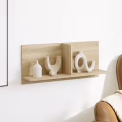 vidaXL Wall Cabinet Bathroom Wall Hanging Cabinet Sonoma Oak Engineered Wood