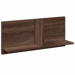 vidaXL Wall Cabinet Bathroom Wall Hanging Cabinet Brown Oak Engineered Wood