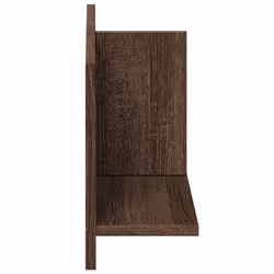 vidaXL Wall Cabinet Bathroom Wall Hanging Cabinet Brown Oak Engineered Wood - Additional view 4