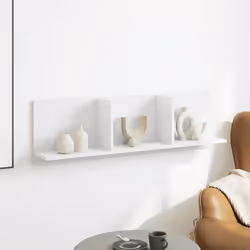 vidaXL Wall Cabinet Bathroom Wall Hanging Cabinet Engineered Wood - white - Additional view 2