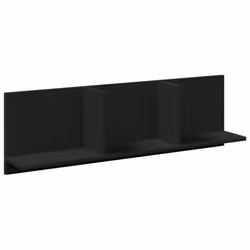 vidaXL Wall Cabinet Bathroom Wall Hanging Cabinet Engineered Wood - black