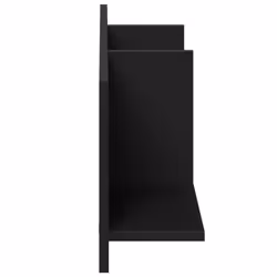 vidaXL Wall Cabinet Bathroom Wall Hanging Cabinet Engineered Wood - black - Additional view 4