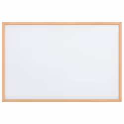 vidaXL Magnetic Whiteboard with Solid Pine Wood Frame 60x40 cm - Additional view 3