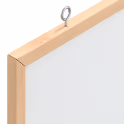vidaXL Magnetic Whiteboard with Solid Pine Wood Frame - whiteboard, 100 x 55 cm - Additional view 5