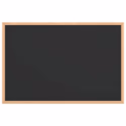 vidaXL Chalkboard with Solid Pine Wood Frame Black 60x40 cm - Additional view 3