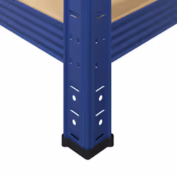 vidaXL 5-Layer Storage Shelf Blue Steel&Engineered Wood garage shelving - Additional view 10