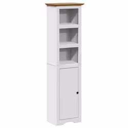 VidaXL 4016861, White, Brown, Metal, Wood, 440 mm, 300 mm, 1600 mm, 1 pc(s)