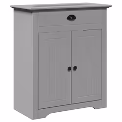 VidaXL 4016865, Grey, Metal, Wood, 700 mm, 350 mm, 800 mm, 1 pc(s)