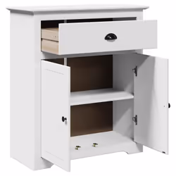 vidaXL Hallway Cabinet Hallway Storage Unit Side Cabinet Sideboard Cupboard - white - Additional view 4