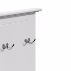 vidaXL Kitchen Trolley Rolling Cart Serving Trolley Bar Cart Serving Trolley - white and brown - Additional view 7