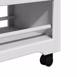 vidaXL Kitchen Trolley BODO White 67.5x45x80 cm vegetable trolley trolley - white - Additional view 7