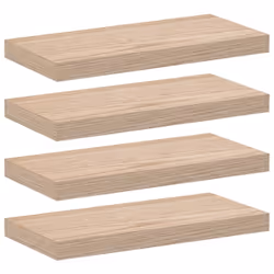 vidaXL Floating Shelves Wall Shelf Display Storage Shelf Rack Engineered Wood - 50 x 23.5 x 4 cm/ 4 pcs