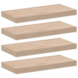 vidaXL Floating Shelves Wall Shelf Display Storage Shelf Rack Engineered Wood - 50 x 23.5 x 4 cm/ 4 pcs