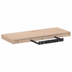 vidaXL Floating Shelves Wall Shelf Display Storage Shelf Rack Engineered Wood - 60 x 23.5 x 4 cm/ 2 pcs - Additional view 4