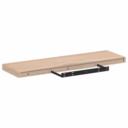 vidaXL Floating Shelves Wall Shelf Display Storage Shelf Rack Engineered Wood - 80 x 23.5 x 4 cm/ 4 pcs - Additional view 4