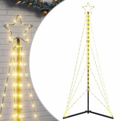 vidaXL Christmas Tree Light 363 LEDs Warm White 182 cm Christmas light - warm white