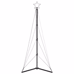 vidaXL Christmas Tree Light 363 LEDs Warm White 182 cm Christmas light - warm white